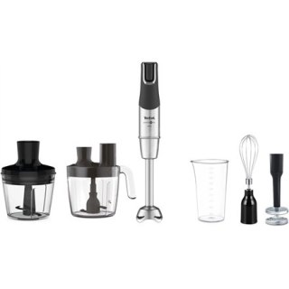 TEFAL | Blender | Infinity Force Pro 5in1 HB95LD38 | Blender ręczny | 1200 W | Liczba prędkości zmienna | Czarny/stal nierdzewna