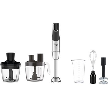 TEFAL | Blender | Infinity Force Pro 5in1 HB95LD38 | Blender ręczny | 1200 W | Liczba prędkości zmienna | Czarny/stal nierdzewna TEFAL | Blender | Infinity Force Pro 5in1 HB95LD38 | Blender ręczny | 1200 W | Liczba prędkości zmienna | Czarny/stal nierdzewna