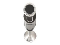 TEFAL | Blender | Quickchef 2-w-1 HB659838 | Blender ręczny | 1000 W | Liczba prędkości 20 | Tryb Turbo | Rozdrabniacz | Stal ni