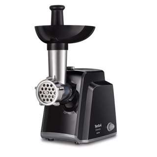 TEFAL | Maszynka do mielenia mięsa | NE105838 | Czarny | 1400 W | Liczba prędkości 1 | Wydajność (kg/min) 1,7 | Zestaw zawiera 3