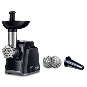 TEFAL | Maszynka do mielenia mięsa | NE105838 | Czarny | 1400 W | Liczba prędkości 1 | Wydajność (kg/min) 1,7 | Zestaw zawiera 3 TEFAL | Maszynka do mielenia mięsa | NE105838 | Czarny | 1400 W | Liczba prędkości 1 | Wydajność (kg/min) 1,7 | Zestaw zawiera 3