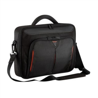 Targus | Classic+ | Pasuje do rozmiaru 15,6 " | Messenger - Briefcase | Czarny/Czerwony | Pasek na ramię