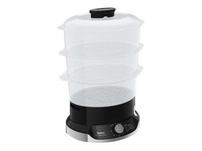 TEFAL Food Steamer VC204810 Ultracompact Black 800 W Capacity 9 L Number of baskets 3 TEFAL Food Steamer VC204810 Ultracompact Black 800 W Capacity 9 L Number of baskets 3
