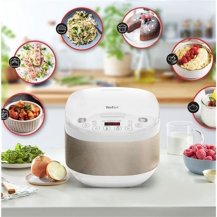 TEFAL | RK622130 | Multicooker | 4 L | Liczba programów 12 | Biały TEFAL | RK622130 | Multicooker | 4 L | Liczba programów 12 | Biały