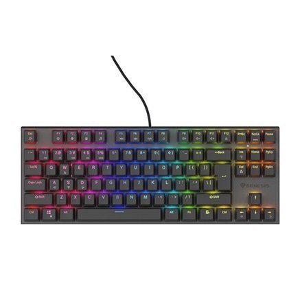 THOR 303 | Mechaniczna klawiatura do gier | Przewodowa | USA | Czarna | USB Type-A | Outemu Peach Silent THOR 303 | Mechaniczna klawiatura do gier | Przewodowa | USA | Czarna | USB Type-A | Outemu Peach Silent