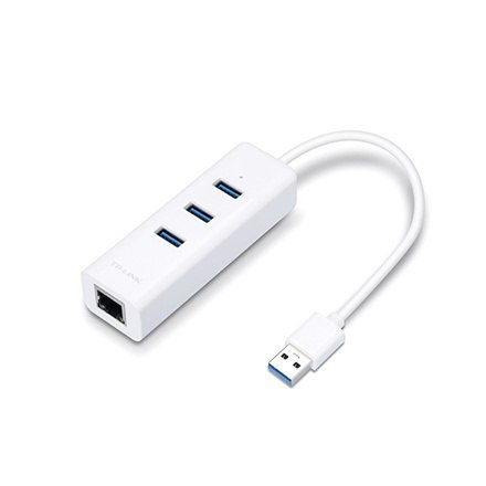 TP-LINK | 3-portowy koncentrator USB 3.0 i karta Gigabit Ethernet 2 w 1 adapter USB | UE330 TP-LINK | 3-portowy koncentrator USB 3.0 i karta Gigabit Ethernet 2 w 1 adapter USB | UE330