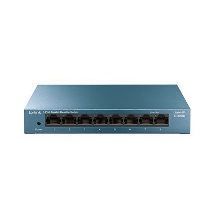 TP-LINK | 8-portowy przełącznik sieciowy 10/100/1000Mb/s do komputerów stacjonarnych | LS108G | Niezarządzany | Do komputerów st TP-LINK | 8-portowy przełącznik sieciowy 10/100/1000Mb/s do komputerów stacjonarnych | LS108G | Niezarządzany | Do komputerów st