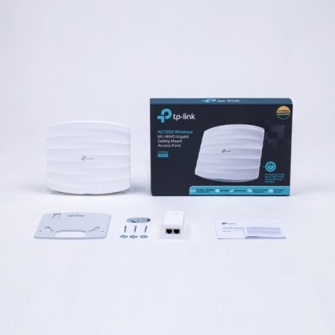 TP-LINK | EAP225 | Punkt dostępowy | 802.11ac | 2.4GHz/5GHz | 450+867 Mbit/s | 10/100/1000 Mbit/s | Porty Ethernet LAN (RJ-45) 1 TP-LINK | EAP225 | Punkt dostępowy | 802.11ac | 2.4GHz/5GHz | 450+867 Mbit/s | 10/100/1000 Mbit/s | Porty Ethernet LAN (RJ-45) 1