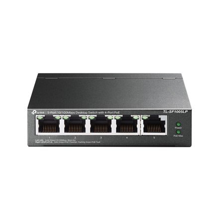 TP-LINK | Switch | TL-SF1005LP | Niezarządzalny | Desktop | Ilość portów 10/100 Mb/s (RJ-45) 5 | Ilość portów 1 Gb/s (RJ-45) | I TP-LINK | Switch | TL-SF1005LP | Niezarządzalny | Desktop | Ilość portów 10/100 Mb/s (RJ-45) 5 | Ilość portów 1 Gb/s (RJ-45) | I