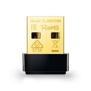 TP-LINK | TL-WN725N | Karta sieciowa | IEEE 802.11b | IEEE 802.11g | IEEE 802.11n | USB 2.0