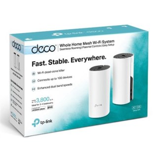 TP-Link DECO M4 - system Wi-Fi - Wi-Fi 5 - desktop | AC1200 | 2,4 GHz / 5 GHz | 2 routery