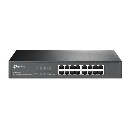 TP-Link JetStream TL-SG1016DE - przełącznik - 16 portów - zarządzalny - do montażu w szafie rack