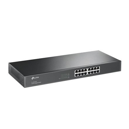 TP-Link TL-SG1016 - przełącznik - 16 portów - do montażu w szafie rack TP-Link TL-SG1016 - przełącznik - 16 portów - do montażu w szafie rack