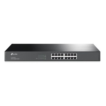 TP-Link TL-SG1016 - przełącznik - 16 portów - do montażu w szafie rack TP-Link TL-SG1016 - przełącznik - 16 portów - do montażu w szafie rack