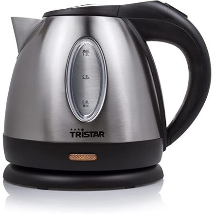 Tristar | Czajnik dzbankowy | WK-1323 | Standard | 1500 W | 1,2 L | Stal nierdzewna | Podstawa obrotowa 360° | Srebrny Tristar | Czajnik dzbankowy | WK-1323 | Standard | 1500 W | 1,2 L | Stal nierdzewna | Podstawa obrotowa 360° | Srebrny