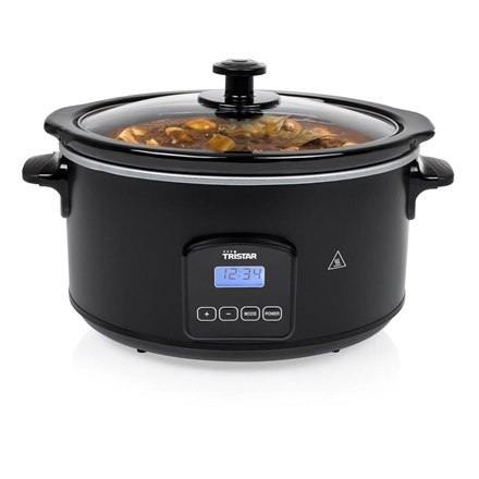 Tristar | VS-3920 | Slowcooker cyfrowy | 210 W | Stal nierdzewna | 4,5 L | Liczba programów 4 | Czarny Tristar | VS-3920 | Slowcooker cyfrowy | 210 W | Stal nierdzewna | 4,5 L | Liczba programów 4 | Czarny