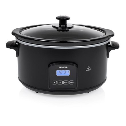 Tristar | VS-3920 | Slowcooker cyfrowy | 210 W | Stal nierdzewna | 4,5 L | Liczba programów 4 | Czarny Tristar | VS-3920 | Slowcooker cyfrowy | 210 W | Stal nierdzewna | 4,5 L | Liczba programów 4 | Czarny