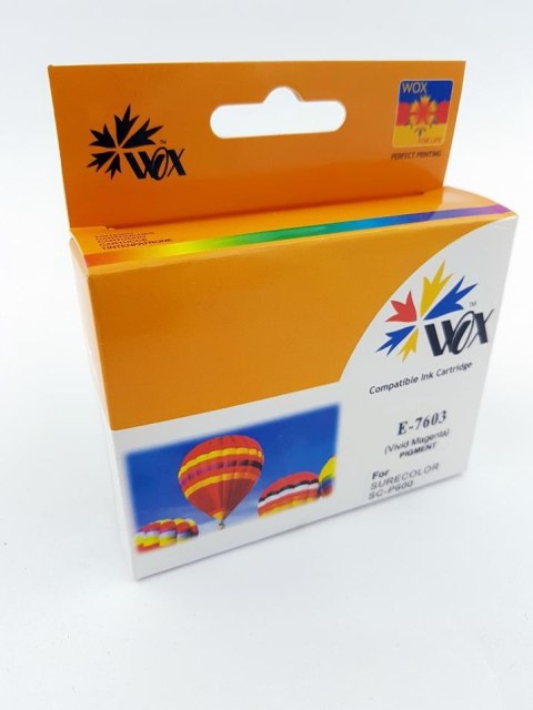 Tusz Wox Vivid Magenta Epson T7603 zamiennik C13T76034010 Tusz Wox Vivid Magenta Epson T7603 zamiennik C13T76034010