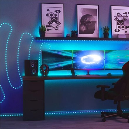 Twinkly Dots Smart LED Lights 60 RGB (Multicolor), USB Powered, 3m, Black Twinkly | Dots Smart LED Lights 60 RGB (Multicolor), U Twinkly Dots Smart LED Lights 60 RGB (Multicolor), USB Powered, 3m, Black Twinkly | Dots Smart LED Lights 60 RGB (Multicolor), U