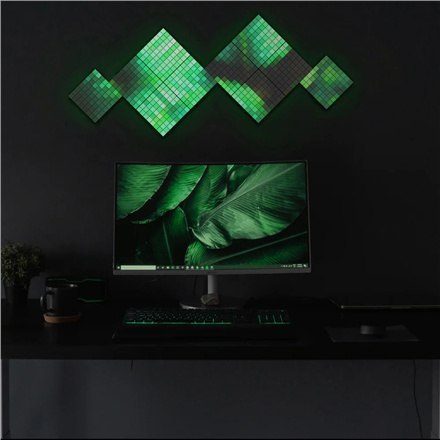Twinkly Squares Smart LED Panels Expansion pack (3 panele) Twinkly | Squares Smart LED Panels Expansion pack (3 panele) | RGB - Twinkly Squares Smart LED Panels Expansion pack (3 panele) Twinkly | Squares Smart LED Panels Expansion pack (3 panele) | RGB -