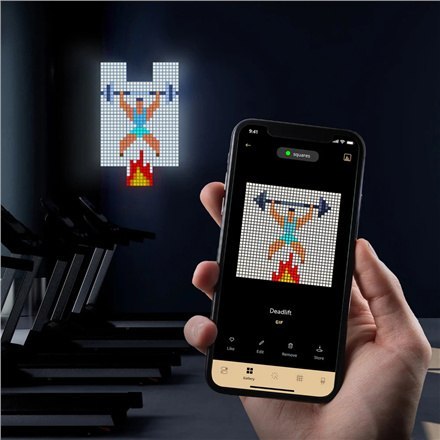 Twinkly Squares Smart LED Panels Expansion pack (3 panele) Twinkly | Squares Smart LED Panels Expansion pack (3 panele) | RGB - Twinkly Squares Smart LED Panels Expansion pack (3 panele) Twinkly | Squares Smart LED Panels Expansion pack (3 panele) | RGB -