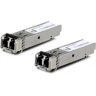 Ubiquiti | Moduł nadawczo-odbiorczy SFP (mini-GBIC) - LC multi-mode | UACC-OM-MM-1G-D | 1 Gbps | Maksymalna odległość transferu
