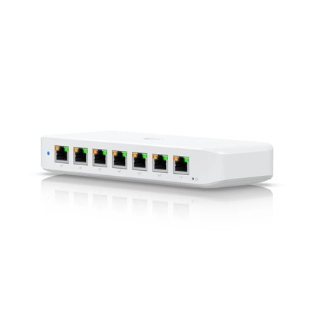 Ubiquiti Rackmountable | Porty 1 Gbps (RJ-45) w ilości 8 | Porty PoE/Poe+ w ilości 7 | Switch | USW-Ultra | Zarządzany L2 Ubiquiti Rackmountable | Porty 1 Gbps (RJ-45) w ilości 8 | Porty PoE/Poe+ w ilości 7 | Switch | USW-Ultra | Zarządzany L2