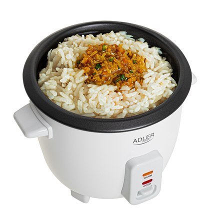 Urządzenie do gotowania ryżu Adler | AD 6418 | 300 W | 0,6 L | Liczba programów 2 | Biały Urządzenie do gotowania ryżu Adler | AD 6418 | 300 W | 0,6 L | Liczba programów 2 | Biały
