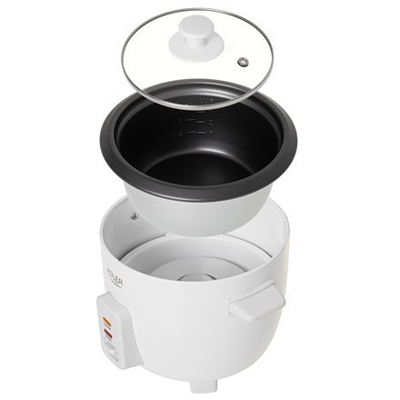 Urządzenie do gotowania ryżu Adler | AD 6418 | 300 W | 0,6 L | Liczba programów 2 | Biały Urządzenie do gotowania ryżu Adler | AD 6418 | 300 W | 0,6 L | Liczba programów 2 | Biały