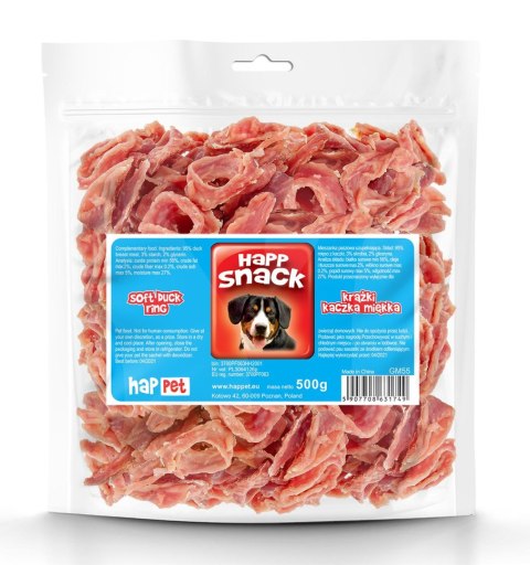 Krążki kaczka Happet GM55 miękkie 500g Krążki kaczka Happet GM55 miękkie 500g