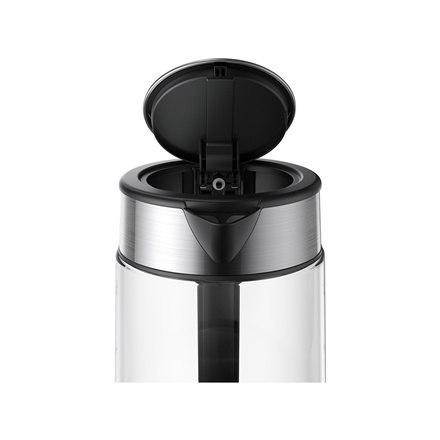 Xiaomi | Szklany czajnik elektryczny EU | Elektryczny | 2200 W | 1,7 L | Szklany | Podstawa obrotowa 360° | Czarny/Stal nierdzew Xiaomi | Szklany czajnik elektryczny EU | Elektryczny | 2200 W | 1,7 L | Szklany | Podstawa obrotowa 360° | Czarny/Stal nierdzew