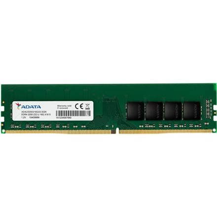 ADATA | 16 GB | U-DIMM | 3200 MHz | PC/serwer | Registered No | ECC No ADATA | 16 GB | U-DIMM | 3200 MHz | PC/serwer | Registered No | ECC No