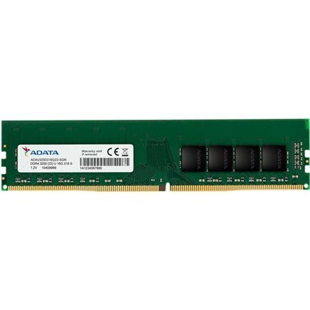 ADATA | 16 GB | U-DIMM | 3200 MHz | PC/serwer | Registered No | ECC No ADATA | 16 GB | U-DIMM | 3200 MHz | PC/serwer | Registered No | ECC No