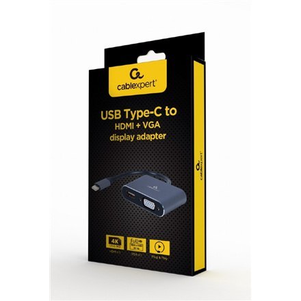 Żeńskie | 15-pinowe HD D-Sub (HD-15) | 19-pinowe HDMI typu A | Męskie | 24-pinowe USB-C | Szare Żeńskie | 15-pinowe HD D-Sub (HD-15) | 19-pinowe HDMI typu A | Męskie | 24-pinowe USB-C | Szare