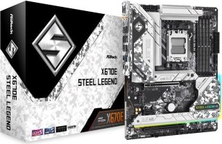 ASRock | B760M Steel Legend WiFi | Rodzina procesora Intel | Gniazdo procesora LGA1700 | DDR5 DIMM | Sloty pamięci 4 | Obsługiwa