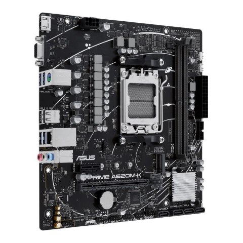 Asus | PRIME A620M-K | Rodzina procesora AMD | Gniazdo procesora AM5 | DDR5 DIMM | Sloty pamięci 2 | Obsługiwane interfejsy dysk Asus | PRIME A620M-K | Rodzina procesora AMD | Gniazdo procesora AM5 | DDR5 DIMM | Sloty pamięci 2 | Obsługiwane interfejsy dysk