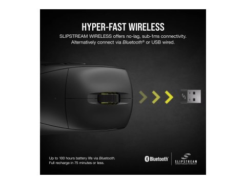 CORSAIR M75 AIR Gaming Mouse, Wireless, Black Corsair CORSAIR M75 AIR Gaming Mouse, Wireless, Black Corsair