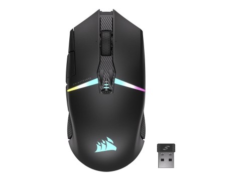 Corsair | Mysz dla graczy | NIGHTSABRE RGB | Bezprzewodowa | Bluetooth, 2,4 GHz | Czarna Corsair | Mysz dla graczy | NIGHTSABRE RGB | Bezprzewodowa | Bluetooth, 2,4 GHz | Czarna
