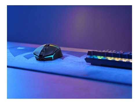 Corsair | Mysz dla graczy | NIGHTSABRE RGB | Bezprzewodowa | Bluetooth, 2,4 GHz | Czarna Corsair | Mysz dla graczy | NIGHTSABRE RGB | Bezprzewodowa | Bluetooth, 2,4 GHz | Czarna