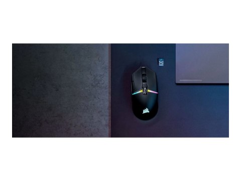 Corsair | Mysz dla graczy | NIGHTSABRE RGB | Bezprzewodowa | Bluetooth, 2,4 GHz | Czarna Corsair | Mysz dla graczy | NIGHTSABRE RGB | Bezprzewodowa | Bluetooth, 2,4 GHz | Czarna