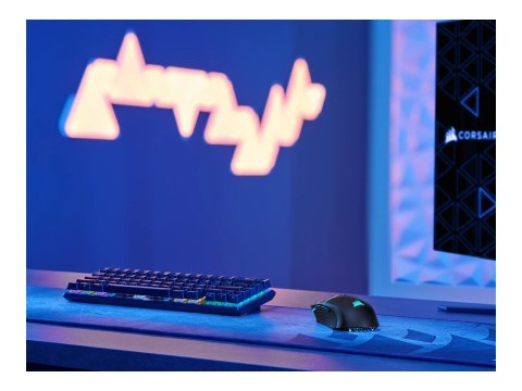Corsair | Mysz dla graczy | NIGHTSABRE RGB | Bezprzewodowa | Bluetooth, 2,4 GHz | Czarna Corsair | Mysz dla graczy | NIGHTSABRE RGB | Bezprzewodowa | Bluetooth, 2,4 GHz | Czarna