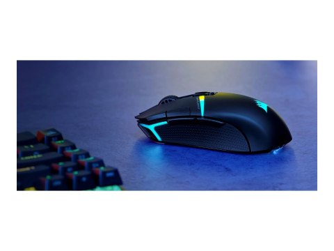 Corsair | Mysz dla graczy | NIGHTSABRE RGB | Bezprzewodowa | Bluetooth, 2,4 GHz | Czarna Corsair | Mysz dla graczy | NIGHTSABRE RGB | Bezprzewodowa | Bluetooth, 2,4 GHz | Czarna