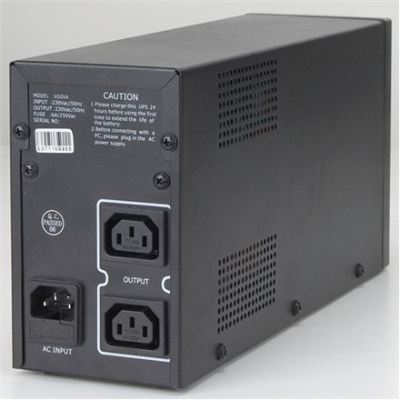 EnerGenie | UPS UPS-PC-652A z AVR | 650 VA | 220 V | 220 V EnerGenie | UPS UPS-PC-652A z AVR | 650 VA | 220 V | 220 V