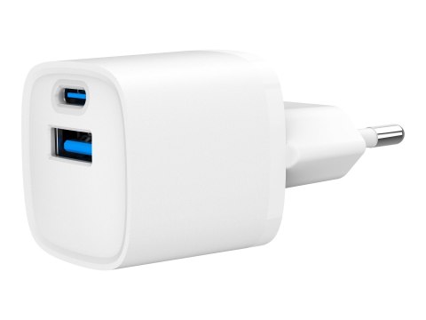 Gembird TA-UC-PDQC20-W-01 2-port 20W USB Fast Charger Gembird TA-UC-PDQC20-W-01 2-port 20W USB Fast Charger