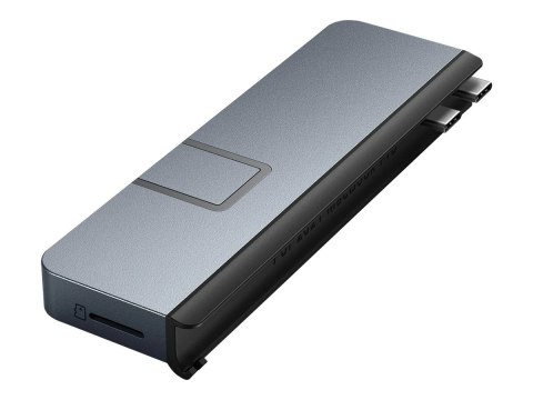 HiperDrive DUO PRO 7-w-2 USB-C Hub dla MacBook Air/Pro 2016-2020 | Porty Ethernet LAN (RJ-45) 1 | Ilość portów HDMI 1 HiperDrive DUO PRO 7-w-2 USB-C Hub dla MacBook Air/Pro 2016-2020 | Porty Ethernet LAN (RJ-45) 1 | Ilość portów HDMI 1