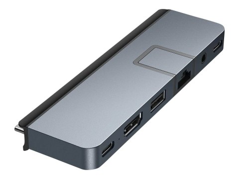 HiperDrive DUO PRO 7-w-2 USB-C Hub dla MacBook Air/Pro 2016-2020 | Porty Ethernet LAN (RJ-45) 1 | Ilość portów HDMI 1 HiperDrive DUO PRO 7-w-2 USB-C Hub dla MacBook Air/Pro 2016-2020 | Porty Ethernet LAN (RJ-45) 1 | Ilość portów HDMI 1
