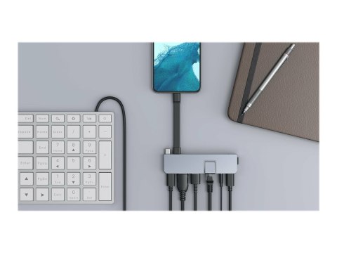 HiperDrive DUO PRO 7-w-2 USB-C Hub dla MacBook Air/Pro 2016-2020 | Porty Ethernet LAN (RJ-45) 1 | Ilość portów HDMI 1 HiperDrive DUO PRO 7-w-2 USB-C Hub dla MacBook Air/Pro 2016-2020 | Porty Ethernet LAN (RJ-45) 1 | Ilość portów HDMI 1