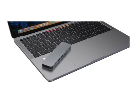 Hyper HyperDrive USB-C 7-in-1 Laptop Form-Fit Hub - Space Grey Hyper HyperDrive USB-C 7-in-1 Laptop Form-Fit Hub - Space Grey
