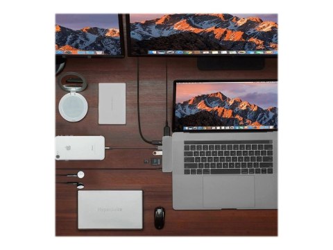 Hyper HyperDrive USB-C 7-in-1 Laptop Form-Fit Hub - Space Grey Hyper HyperDrive USB-C 7-in-1 Laptop Form-Fit Hub - Space Grey