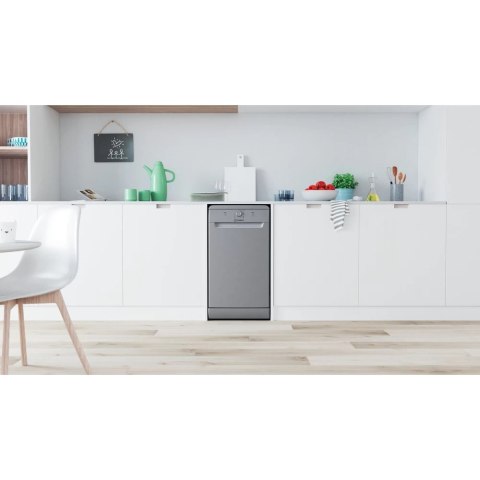 INDESIT | Dishwasher | DF9E 1B10 S | Free standing | Width 45 cm | Number of place settings 9 | Number of programs 6 | Energy ef INDESIT | Dishwasher | DF9E 1B10 S | Free standing | Width 45 cm | Number of place settings 9 | Number of programs 6 | Energy ef